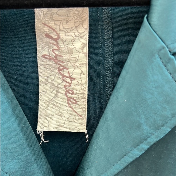 Teal Satin Women's Jacket - Picture 2 of 7